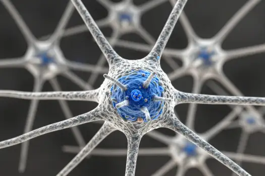 Neuron Molecular Model 3D Rendering neural network