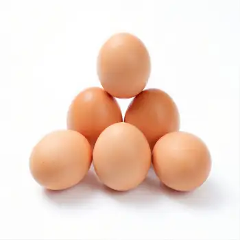 Pyramid of Brown Eggs food arrangement display