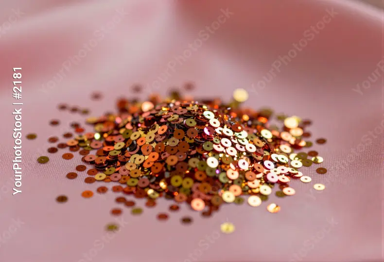Colorful Sequins Pile Close-Up vibrant sparkle