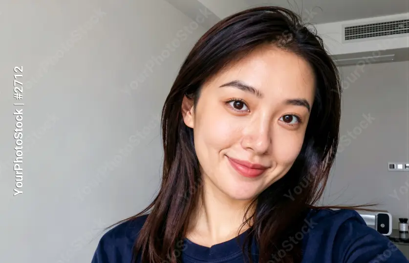 Smiling Woman Selfie