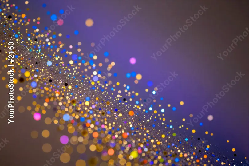 Festive Abstract Background with Bokeh Effect