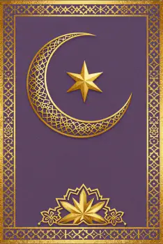 Elegant Symmetrical Moon Illustration crescent