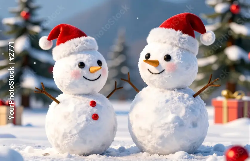 Holiday Snowman Greeting Cards  christmas characters