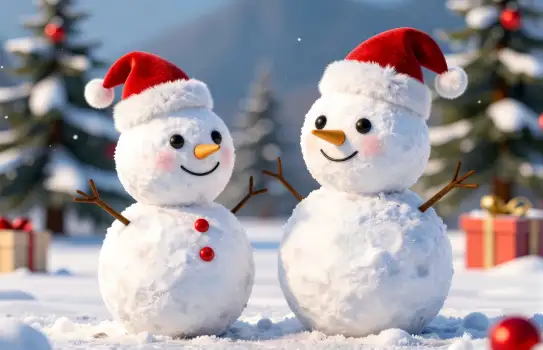 Holiday Snowman Greeting Cards  christmas characters