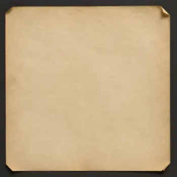 Old Yellowed Paper with Crinkled Edges on Black Background texture