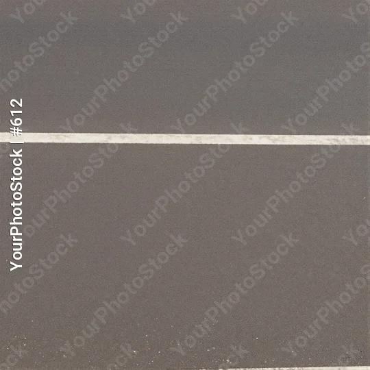 Concrete Road with White Centerline white line
