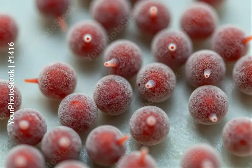 3D Medical Macro Close-Up of Glistening Tissue