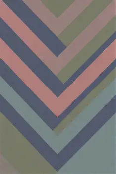 Abstract Geometric Zigzag Pattern modern minimalistic