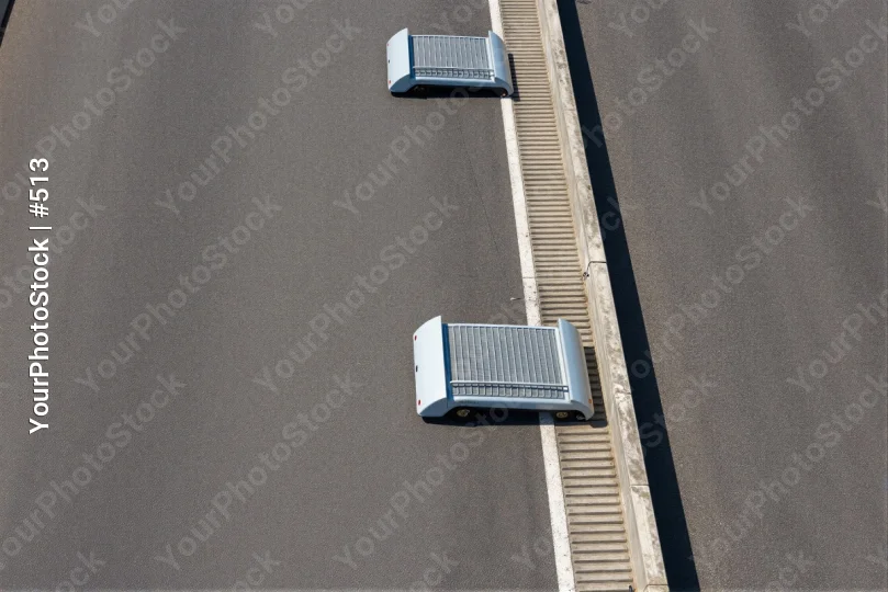 Air Conditioning Units on Roadside metal wall