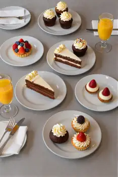 Table Set for Dessert Party desserts table setting