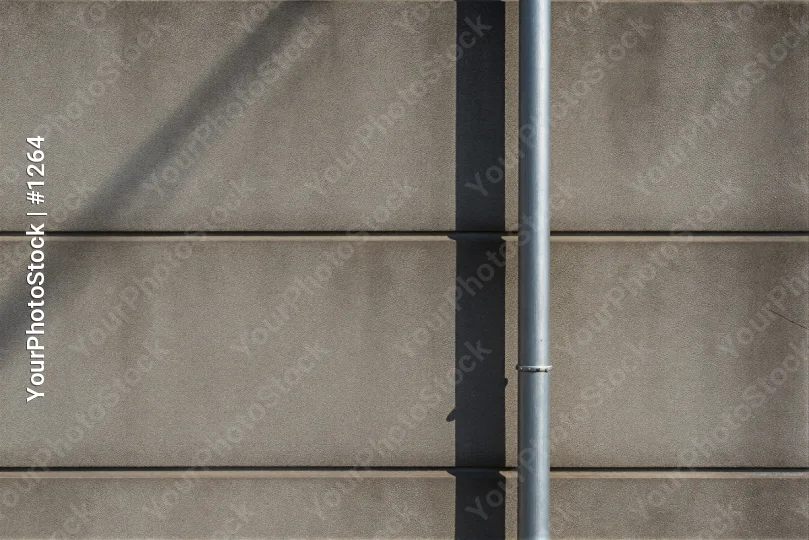 Metal Pole Against Beige Wall texture horizontal lines