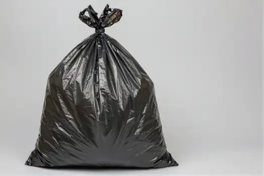 Black Plastic Garbage Bag with Bow Knot plastic bag recycle