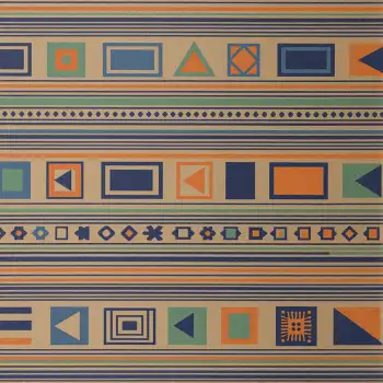 Geometric Pattern Design with Stripes and Dots