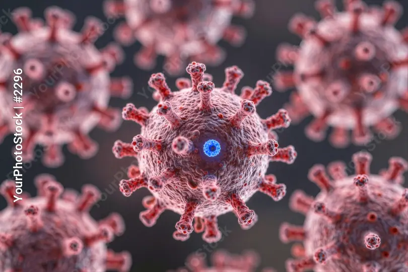 Scientific 3D Visualization of Viral Pathogen Particle