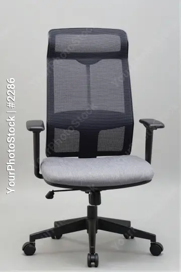 Modern Office Chair with High Backrest and Armrests