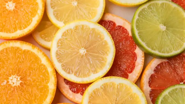 Fresh Sliced Citrus Fruits Arrangement sliced fruits