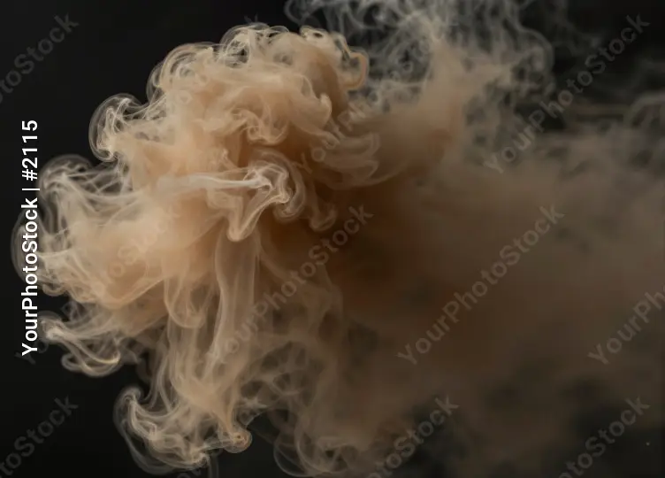 Chaotic Light Beige Smoke Close-Up swirling motion