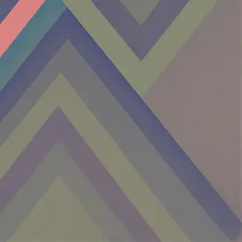 Abstract Geometric Pattern with Zigzag Lines pastel