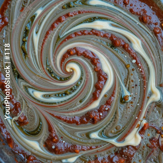 Dark Brown Swirl Pattern with Movement intricate