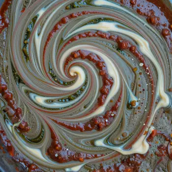 Dark Brown Swirl Pattern with Movement intricate