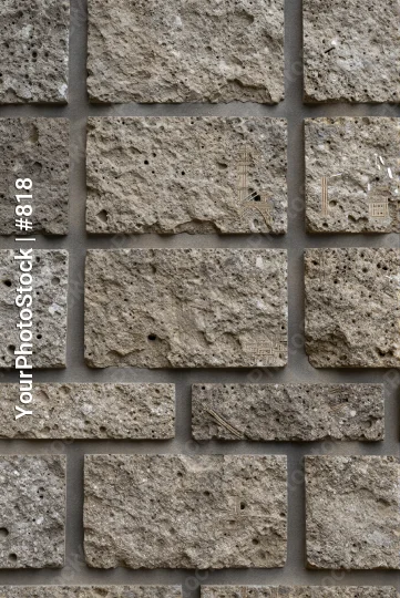 Rustic Industrial Brick Wall Close-Up weathered