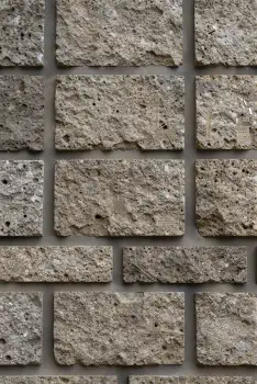 Rustic Industrial Brick Wall Close-Up weathered
