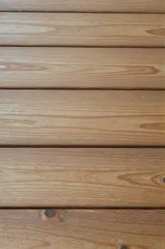Close-up of Light Brown Wooden Planks with Knots