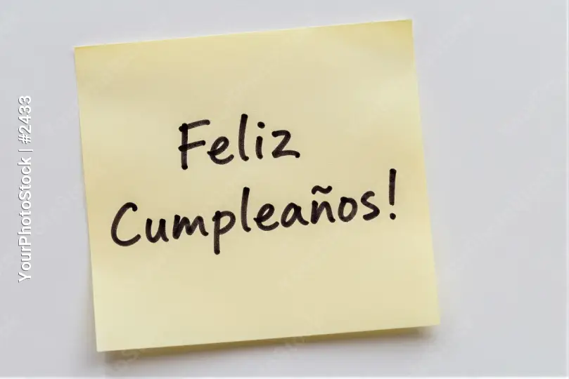 Yellow Birthday Note Happy Anniversary sticky note