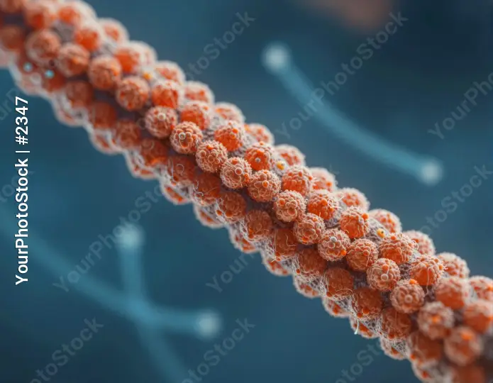 3D Microscopic Structure of Viruses or Proteins