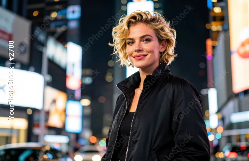 Portrait of a Young Woman in Urban Setting