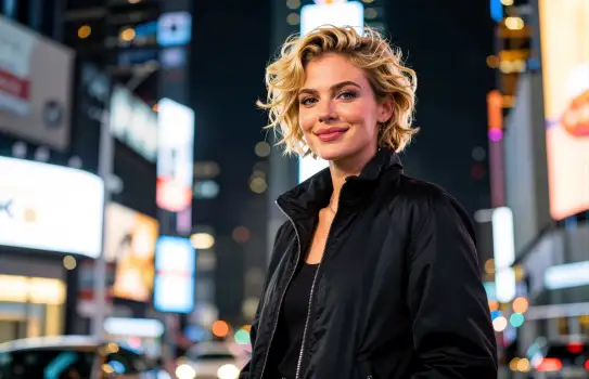 Portrait of a Young Woman in Urban Setting