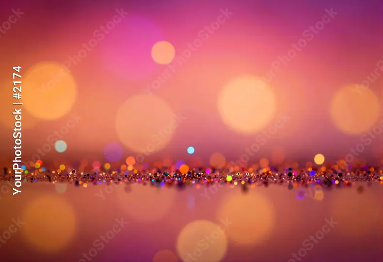 Abstract Background with Gradient Colors Reflecting City Lights