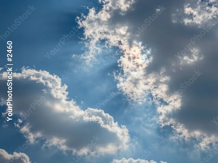 Cloudy Sky with Wave-like Clouds and Sunlight