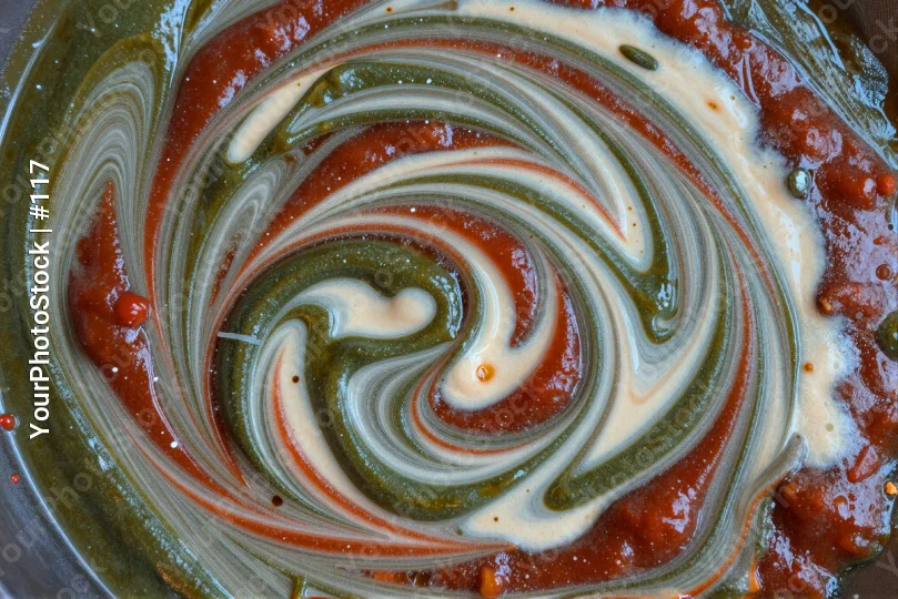 Brown Swirl Pattern with Movement intricate dynamic