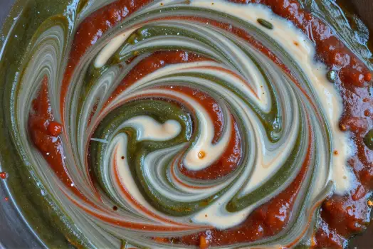 Brown Swirl Pattern with Movement intricate dynamic