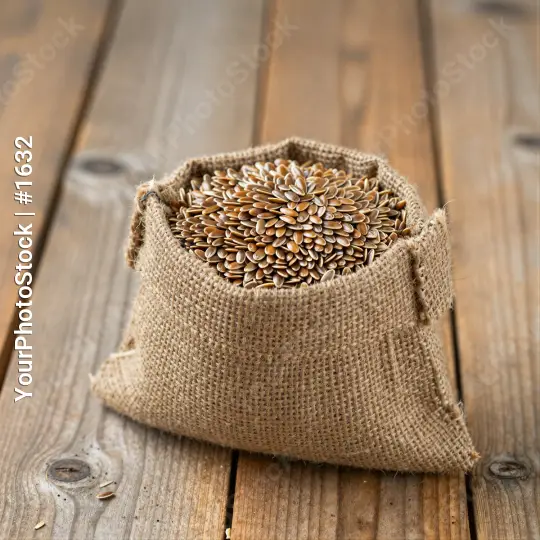 Rustic Wooden Table with Sunflower Seeds food photography