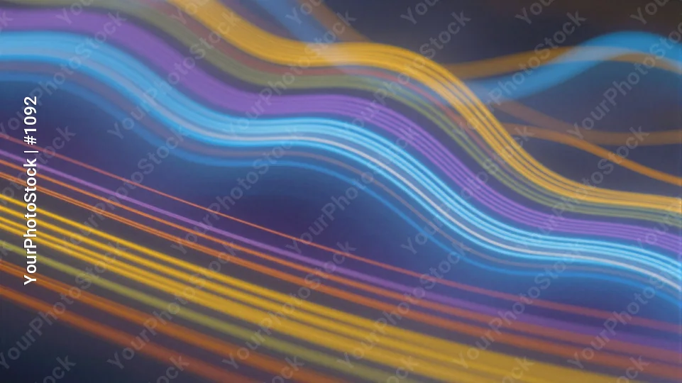 Abstract Wave Background with Futuristic Colors