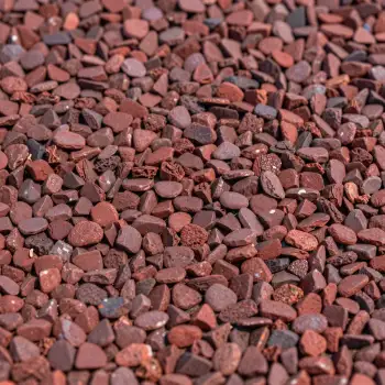 Close-up of Irregularly Shaped Rocks pebbles top-down