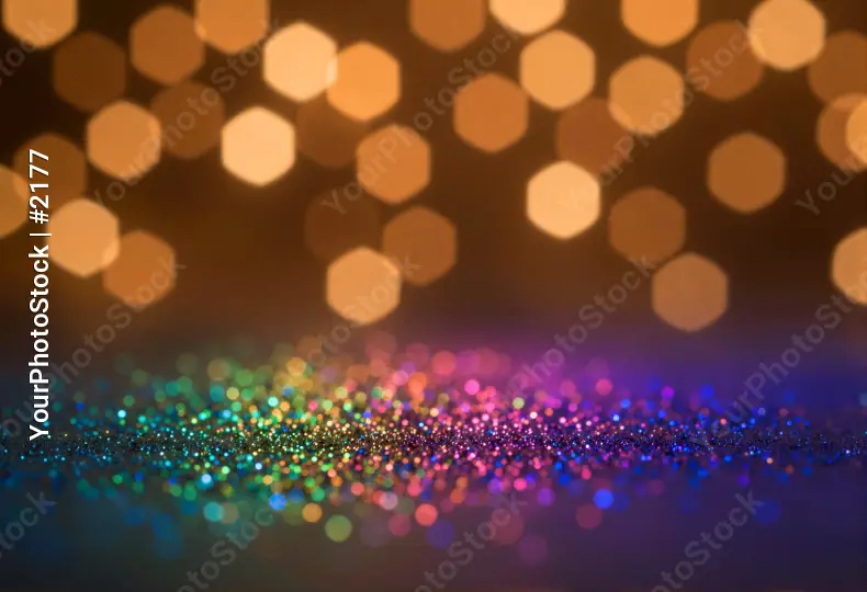 Glittery Bokeh Circles Background abstract depth
