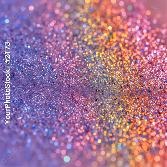 Glittery Rainbow Surface Close-Up sparkle shiny