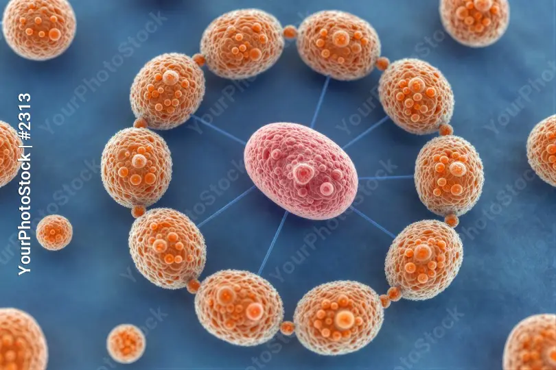 Abstract Visualization of Networked Cellular Nodes