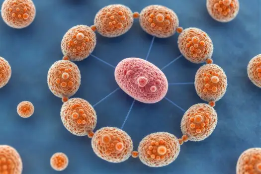 Abstract Visualization of Networked Cellular Nodes