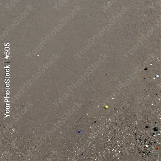 Close-up of Rough Gray Surface with Small Particles and Objects