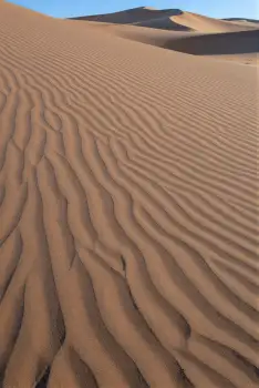 Desert Landscape with Smooth Sand Waves smooth texture