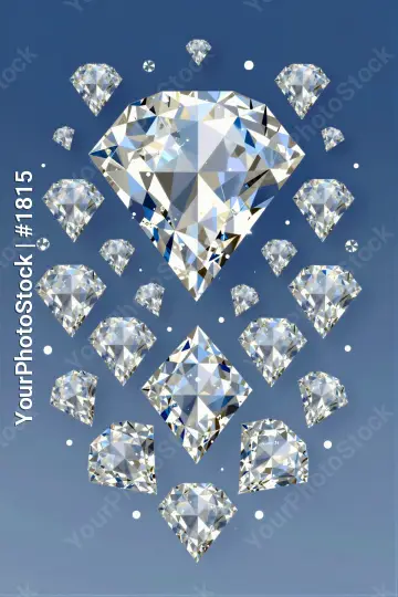 Luxury Diamond Ring Illustration jewelry depth