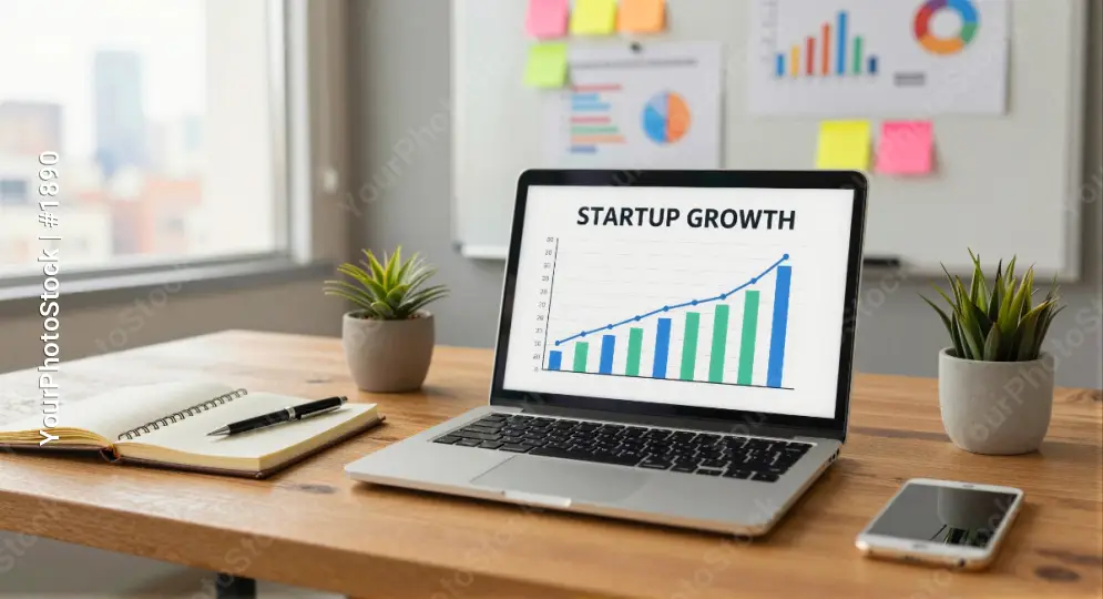 Startup Growth Strategy Meeting businessman laptop