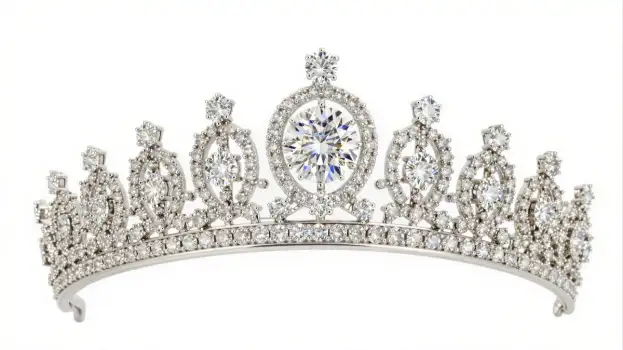 Elegant Diamond Tiara for Luxury Events white gold