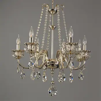 Luxurious Gold Chandelier with Crystal Arms luxury