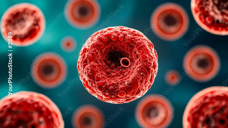Microscopic View of Red Blood Cells