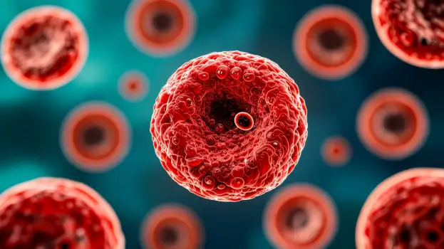 Microscopic View of Red Blood Cells